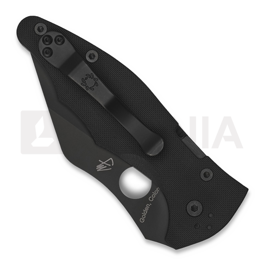 Spyderco Yojimbo 2 k&auml;&auml;nt&ouml;veitsi, black blade C85GPBBK2