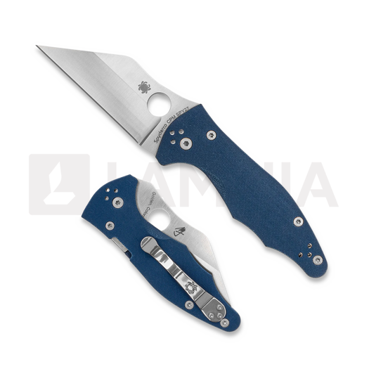 Spyderco Yojimbo 2 Cobalt Blue G10 CPM SPY27 접이식 나이프 C85GPCBL2