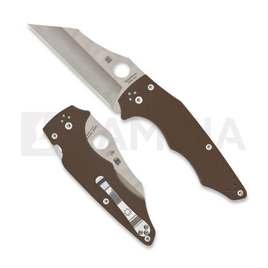 Сгъваем нож Spyderco YoJumbo Brown G10 CPM 15V SPRINT C253GPBN15V