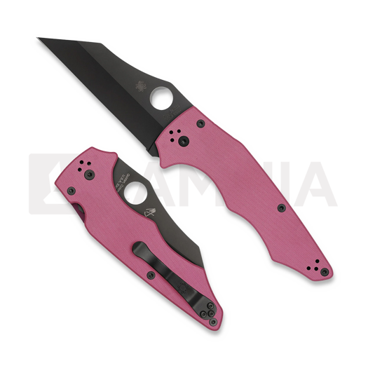 Spyderco YoJumbo Pink G10 SPRINT foldekniv C253GPNBKP