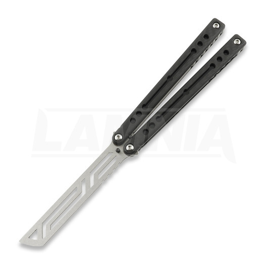 Balisong trainer Squid Industries Carbon Fiber Nautilus V2, черен