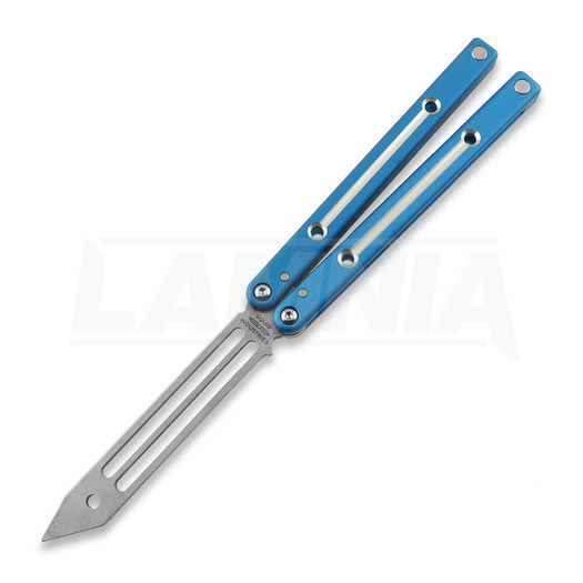 Couteau papillon d'entraînement Squid Industries Dual-Tone Squidtrainer V4, teal
