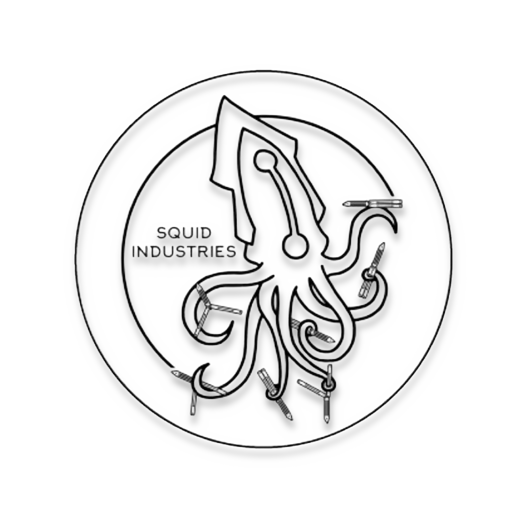 Squid Industries Flipping Squid Sticker