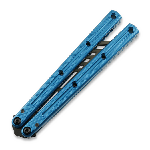 Balisong trainer Squid Industries Inked Krake Raken Trainer V3, Blue
