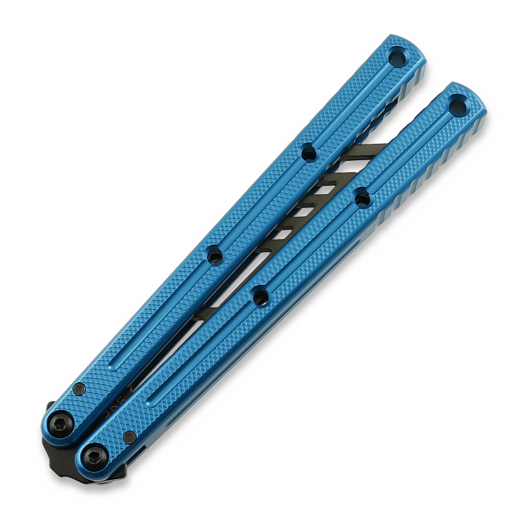 Balisong trainer Squid Industries Inked Krake Raken Trainer V3, Blue