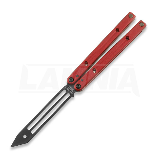 Balisong trainer Squid Industries Inked Squidtrainer V4, червоний