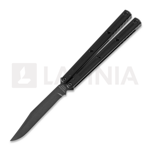 Balisong Squid Industries Krake Raken Bowie Inked Black V2.5