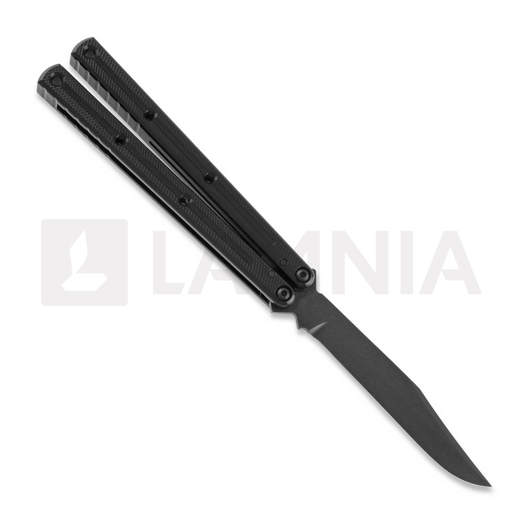 Squid Industries Krake Raken Bowie Inked Black V2.5 balisong