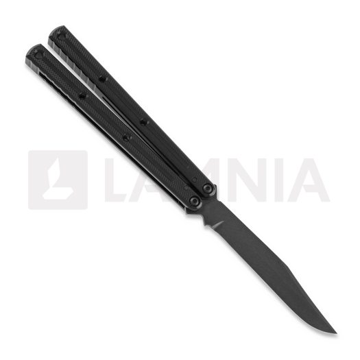 Squid Industries Krake Raken Bowie Inked Black V2.5 balisong