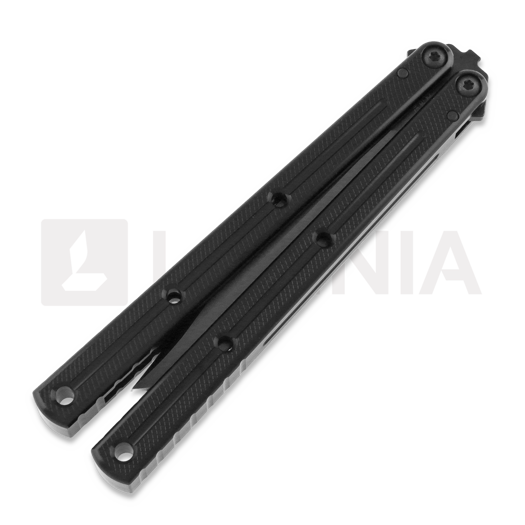 Squid Industries Krake Raken Bowie Inked Black V2.5 balisong