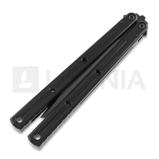 Squid Industries Krake Raken Bowie Inked Black V2.5 balisong
