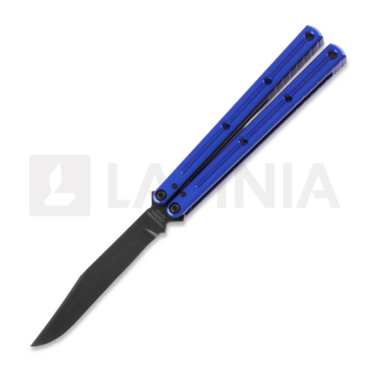 Squid Industries Krake Raken Bowie Inked Blue V2.5 balisong