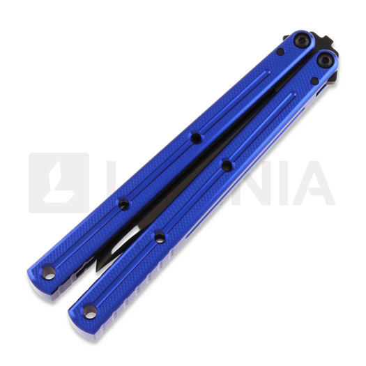 Squid Industries Krake Raken Bowie Inked Blue V2.5 balisong