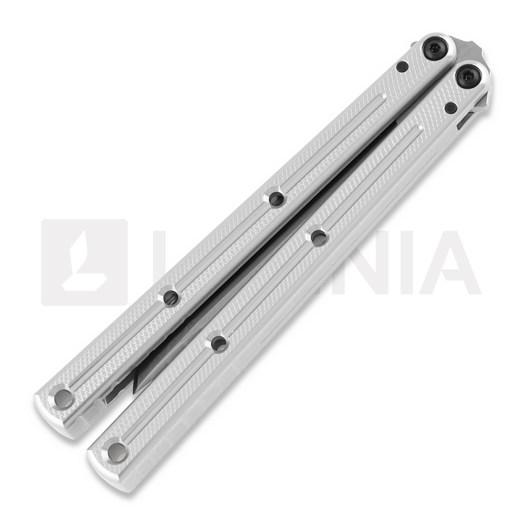 Squid Industries Krake Raken Bowie Silver V2.5 balisong