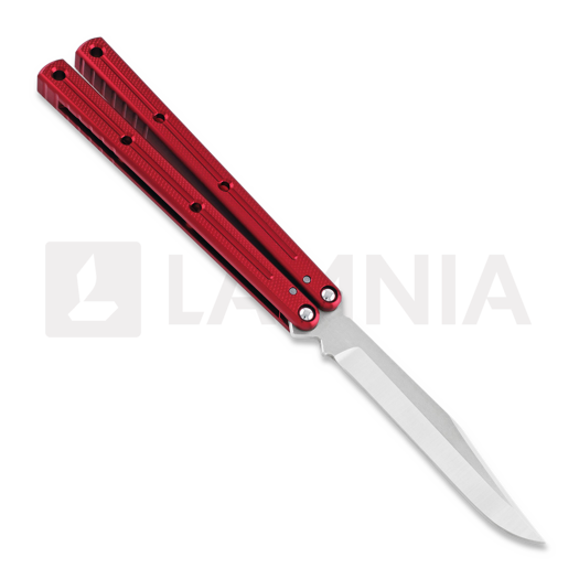 Squid Industries Krake Raken Bowie V2 balisong, crvena