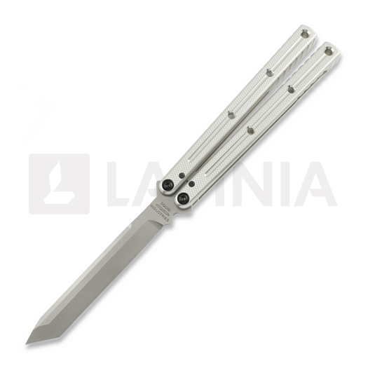 Squid Industries Krake Raken Matte Tanto V3, Silver