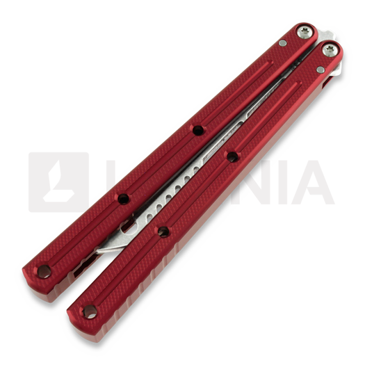 Squid Industries Krake Raken perhosveitsi harjoitteluun, punainen