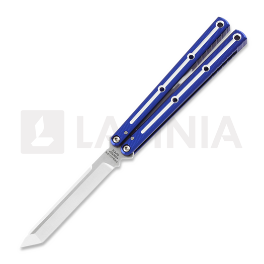 Squid Industries Krake Raken Tanto Dual-Tone Blue V2.5 butterfly knife