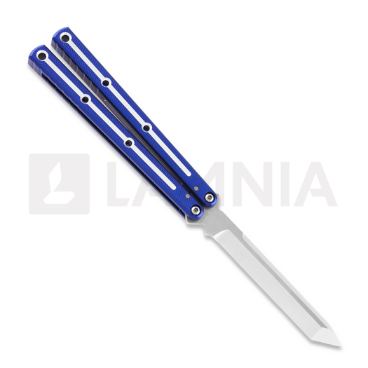 Нож пеперуда Squid Industries Krake Raken Tanto Dual-Tone Blue V2.5