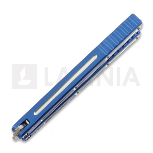 Squid Industries Krake Raken Tanto Dual-Tone Blue V3 butterfly knife