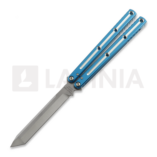 Squid Industries Krake Raken Tanto Dual-Tone Teal V3 balisong