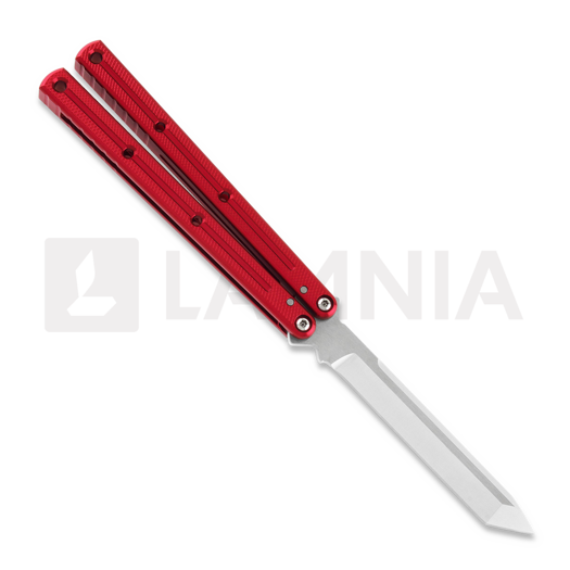 Squid Industries Krake Raken Tanto Red V2.5 balisong
