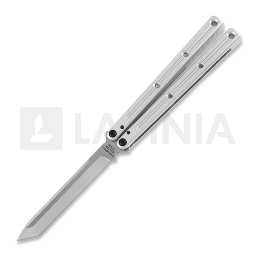 Squid Industries Krake Raken Tanto Silver V2.5 balisong
