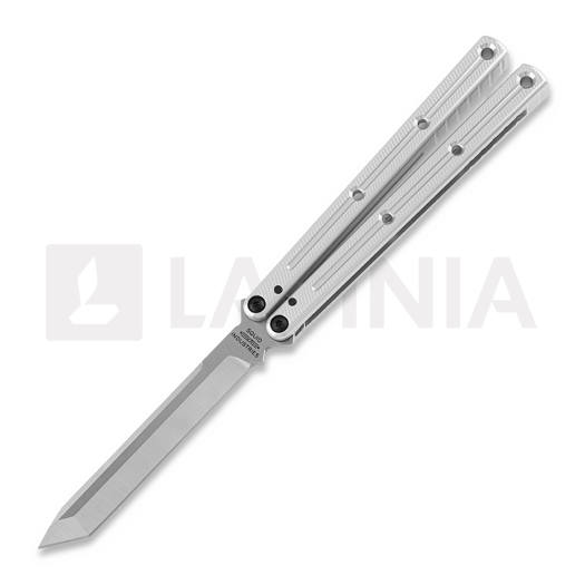 Squid Industries Krake Raken Tanto Silver V2.5 balisong