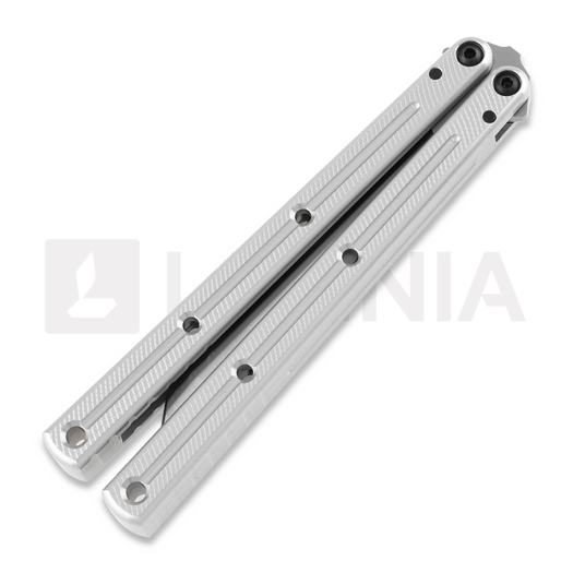 Squid Industries Krake Raken Tanto Silver V2.5 balisong