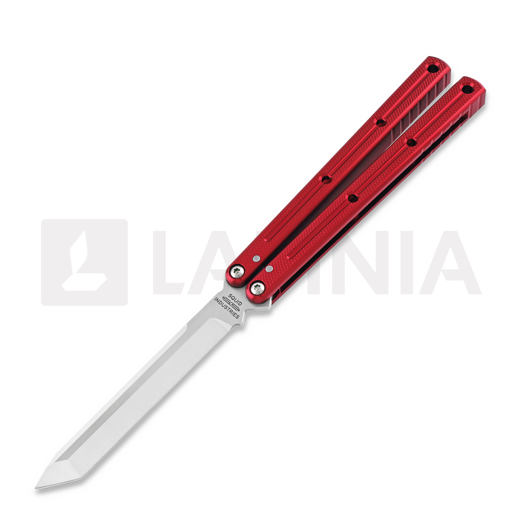 Nóż składany Squid Industries Krake Raken Tanto V2, czerwona