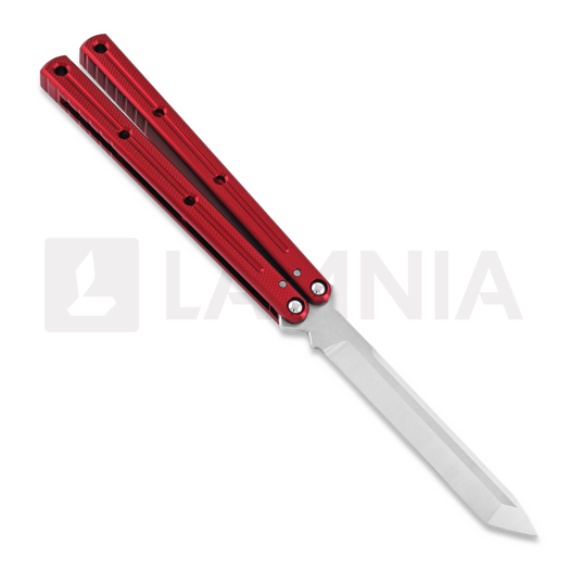 Squid Industries Krake Raken Tanto V2 kääntöveitsi, punainen