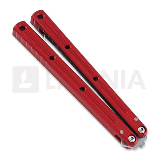 Squid Industries Krake Raken Tanto V2 折叠刀, 红色