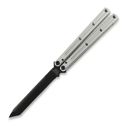 Squid Industries Krake Raken Tanto V3, Inked Silver