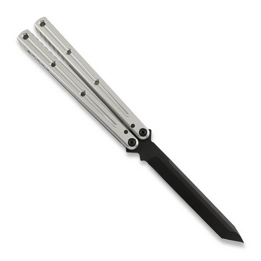 Squid Industries Krake Raken Tanto V3, Inked Silver