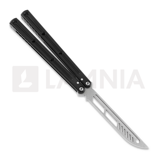 Squid Industries Krake Raken Trainer V2.5 balisong trainer, 黑色