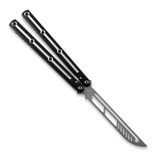 Squid Industries Krake Raken Trainer V2.5 DT perhosveitsi harjoitteluun, musta