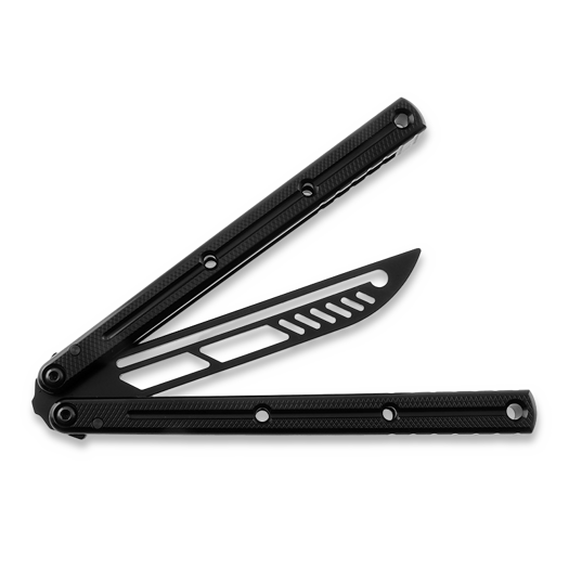 Balisong trainer Squid Industries Krake Raken Trainer V2.5 Inked Black