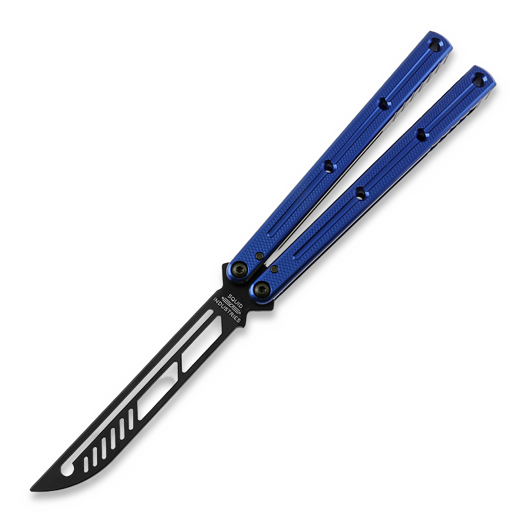 Balisong trainer Squid Industries Krake Raken Trainer V2.5 Inked Blue