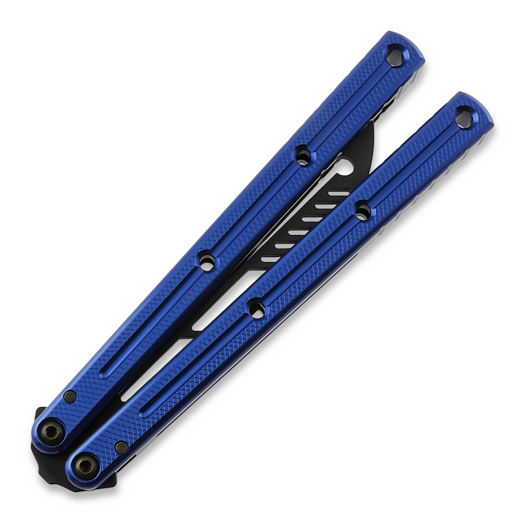 Тренировочный балисонг Squid Industries Krake Raken Trainer V2.5 Inked Blue
