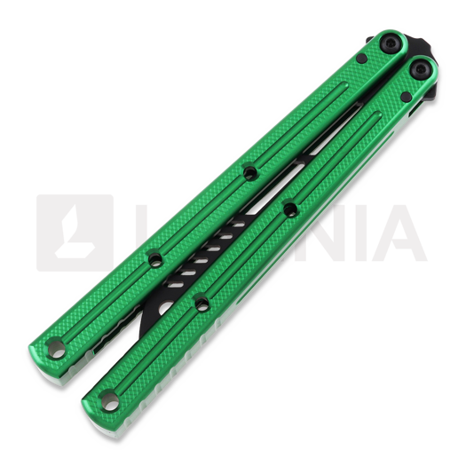 Squid Industries Krake Raken Trainer V2.5 Inked Green balisong trainer