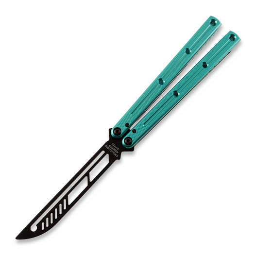 Balisong trainer Squid Industries Krake Raken Trainer V2.5 Inked Teal