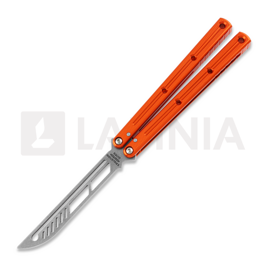 Тренировочный балисонг Squid Industries Krake Raken Trainer V2.5, оранжевый