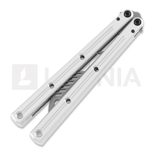 Balisong trainer Squid Industries Krake Raken Trainer V2.5, silver