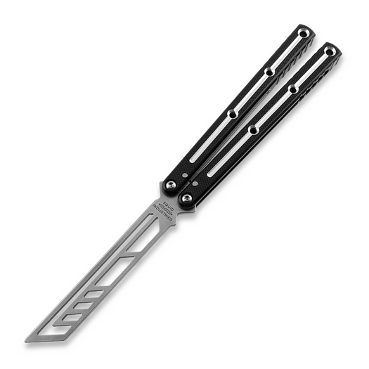 Squid Industries Dual-Tone Krake Raken Trainer V3 balisong trainer, svart