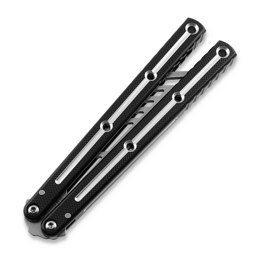 Squid Industries Dual-Tone Krake Raken Trainer V3 perhosveitsi harjoitteluun, musta