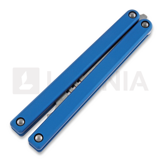 Squid Industries Mako Bottle Opener perhosveitsi harjoitteluun, sininen