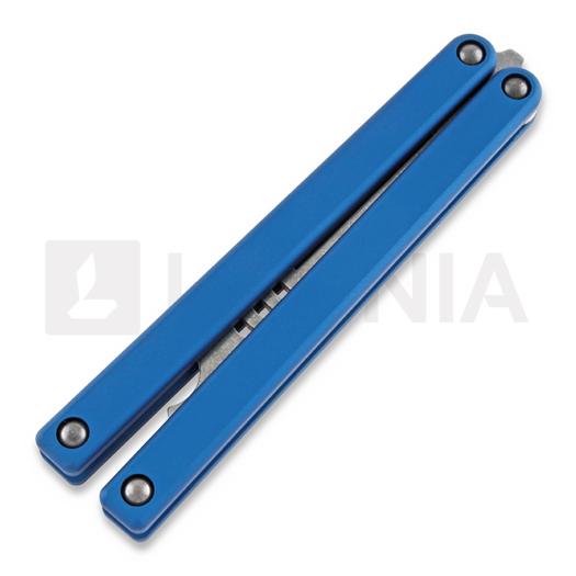 Squid Industries Mako Bottle Opener perhosveitsi harjoitteluun, sininen