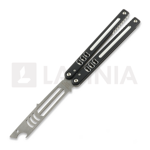 Balisong trainer Squid Industries Mako Bottle Opener V5, Dual Tone Black