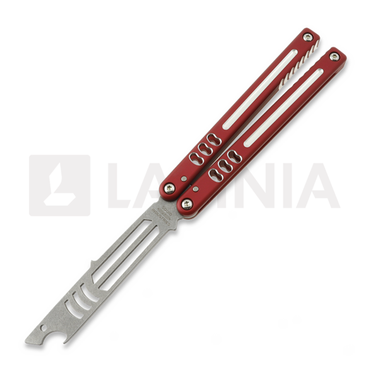 Balisong trainer Squid Industries Mako Bottle Opener V5, Dual Tone Red