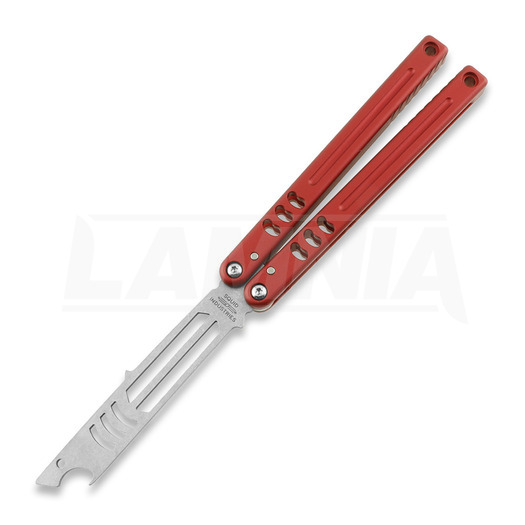 Balisong trainer Squid Industries Mako Bottle Opener V5, червоний